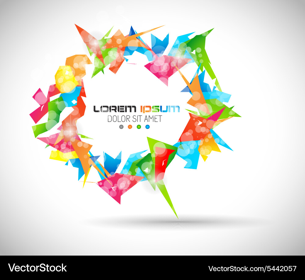 Abstract design elements for you personal project Vector Image