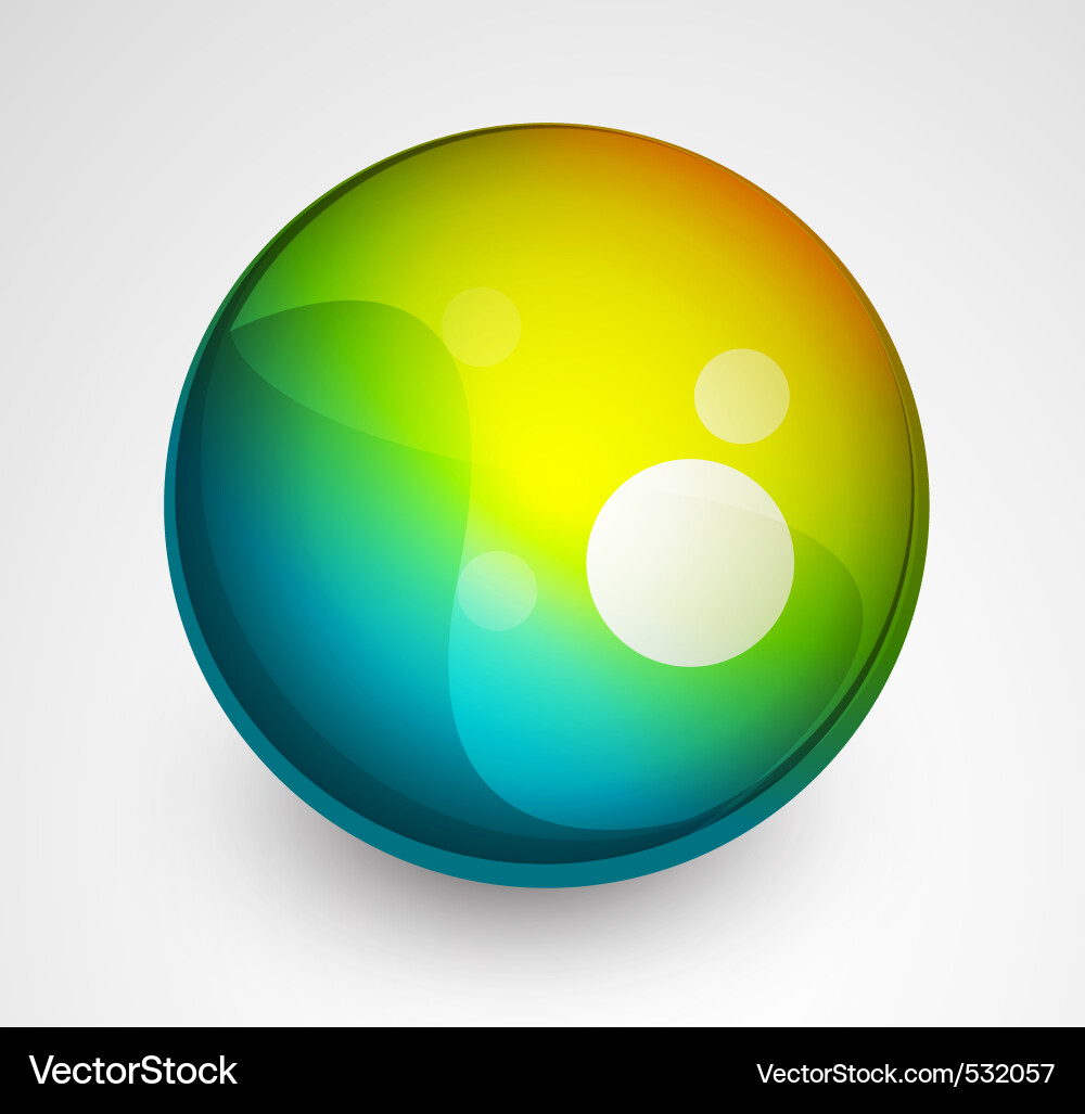 Cosmic Sphere Vector Image