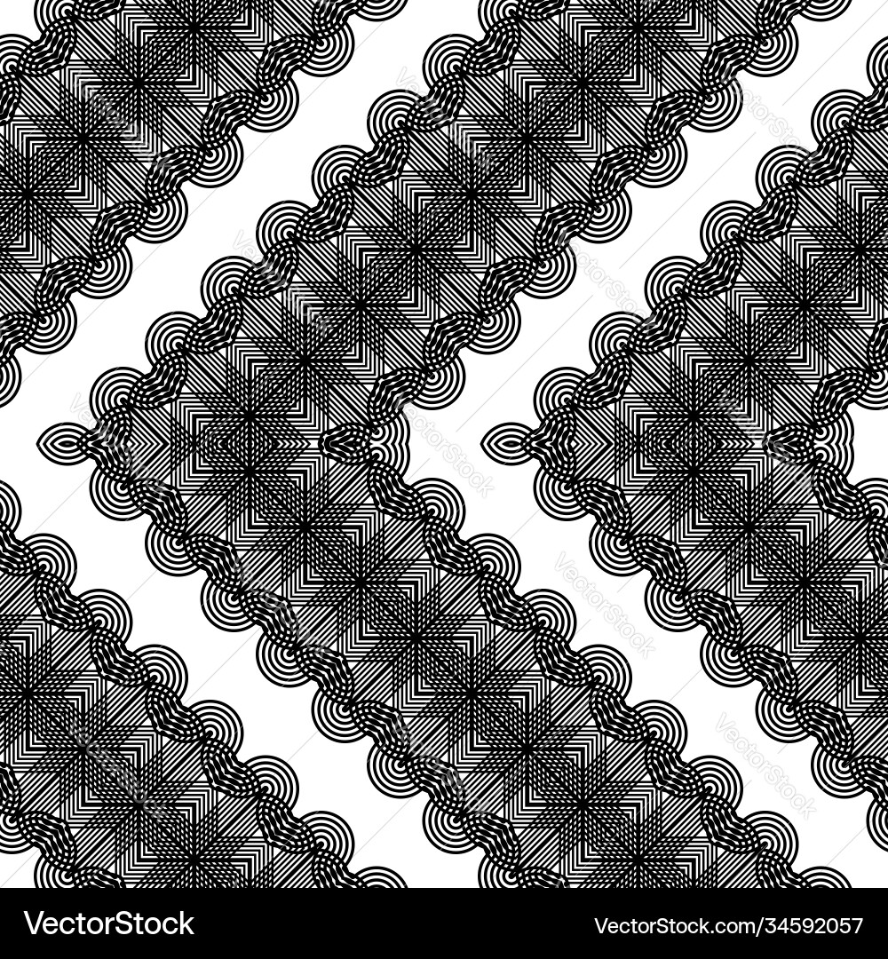 Design seamless zigzag decorative pattern Design seamless zigzag decorative pattern Vector Image