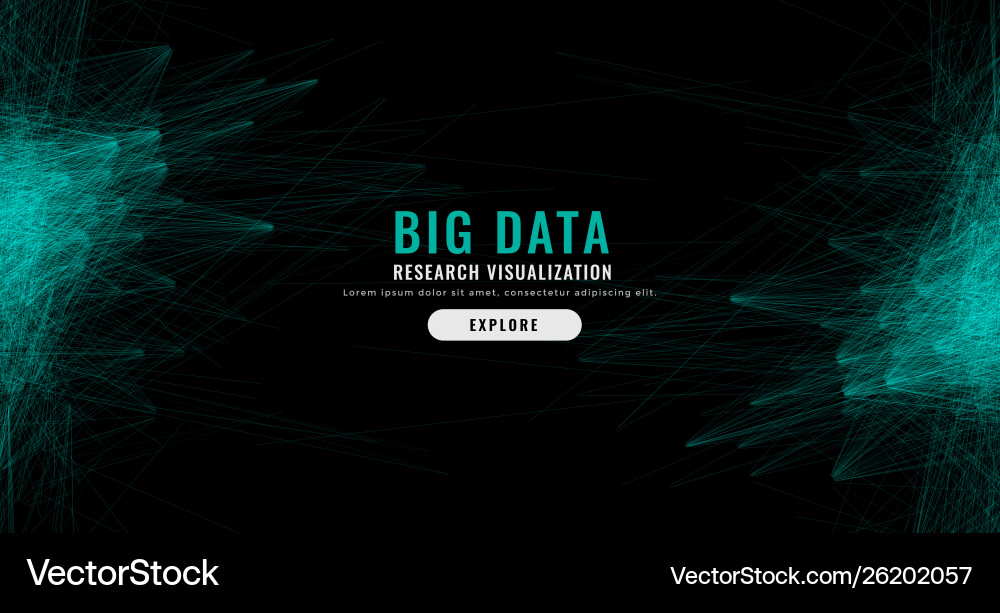 Digital abstract big data mesh background Digital abstract big data mesh background vector image