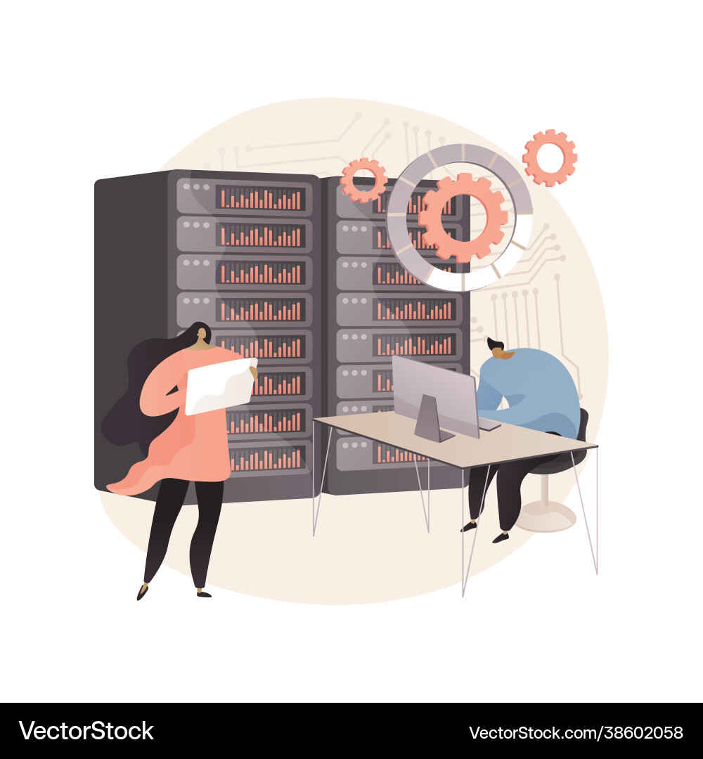 Big data analytics abstract concept Big data analytics abstract concept vector image