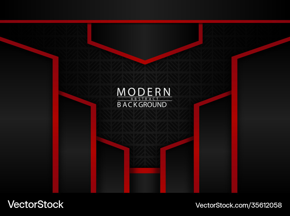 Modern abstract background red style Vector Image