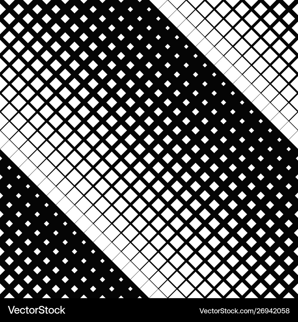 Monochrome square pattern background - abstract vector image