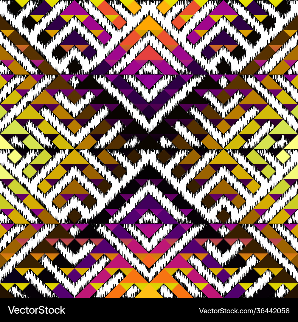 Seamless pattern background a triangles Seamless pattern background a triangles vector image