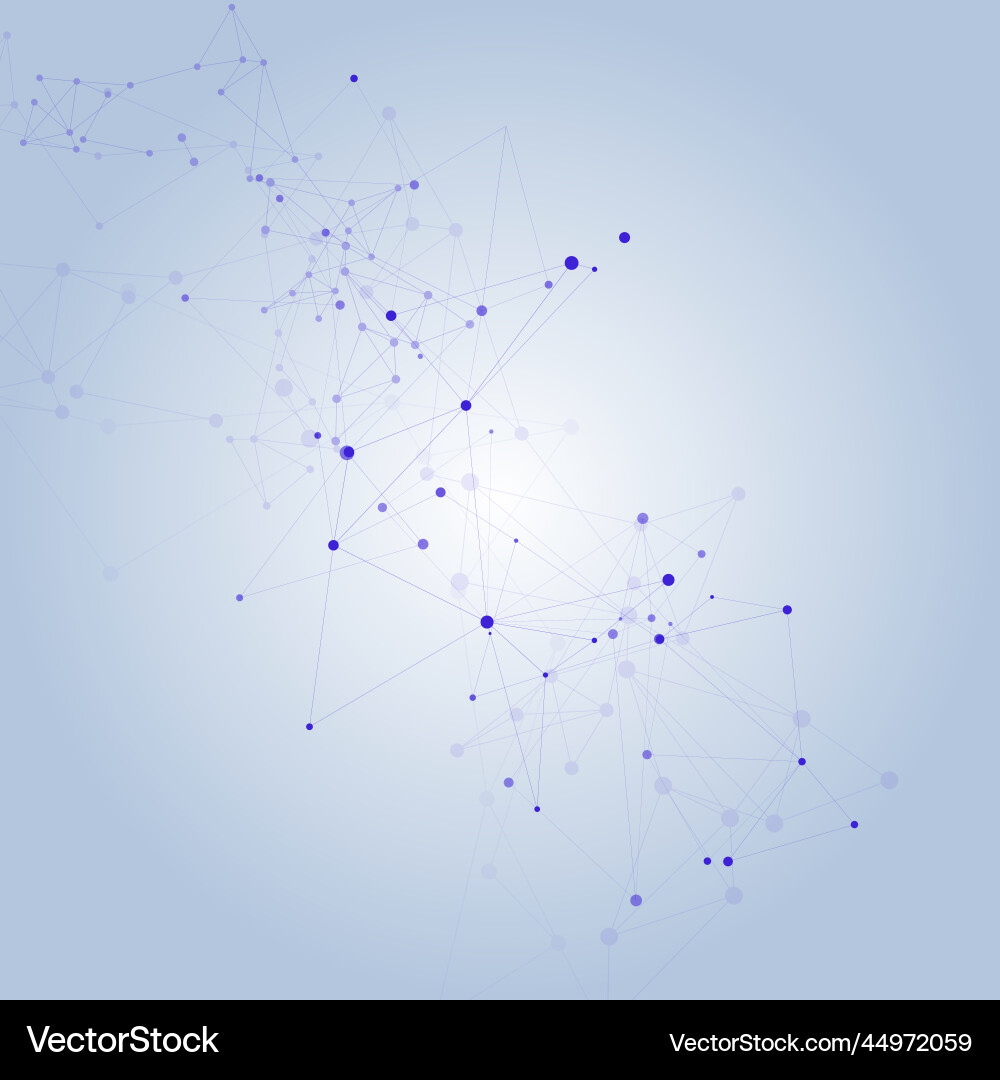 Abstract connecting dots and lines polygonal Abstract connecting dots and lines polygonal vector image