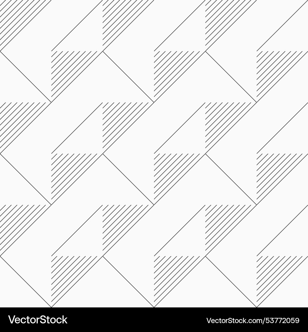 Abstract geometric seamless pattern diagonal Vector Image