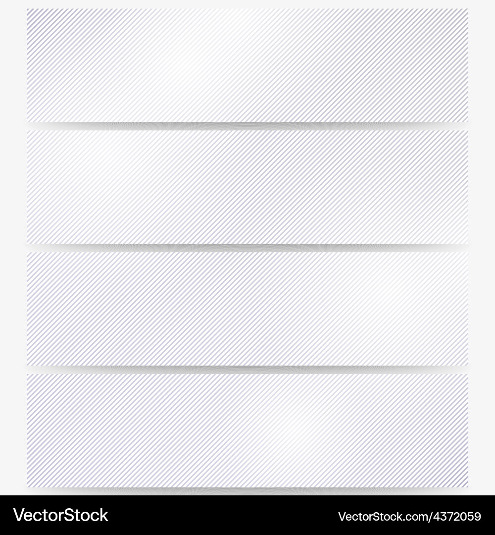 Abstract headers set diagonal repeat straight vector image