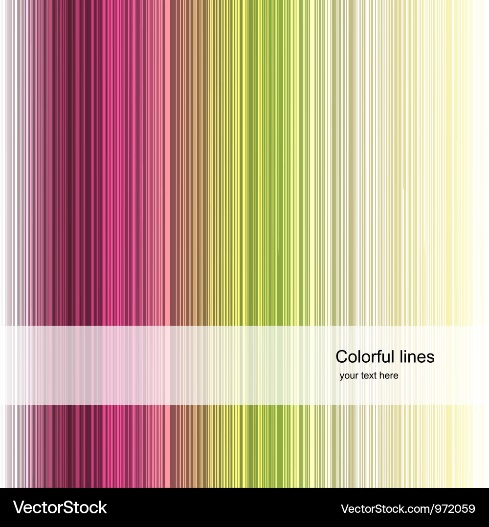 Abstract Line Background Vector Image