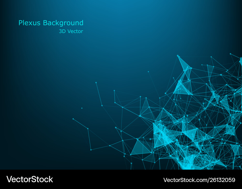 Abstract plexus background with connected lines Abstract plexus background with connected lines vector image