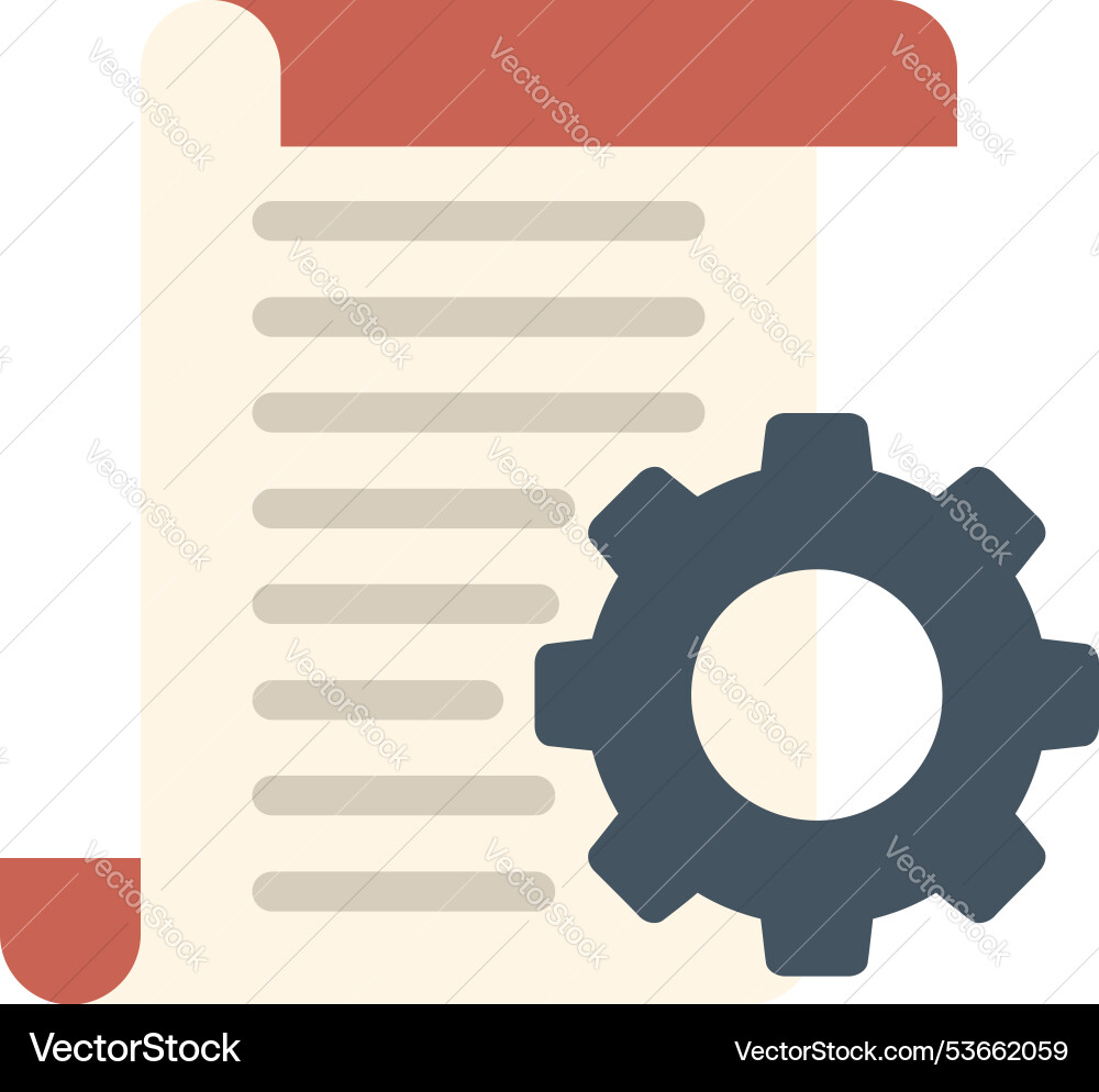 Document management system representing content vector image