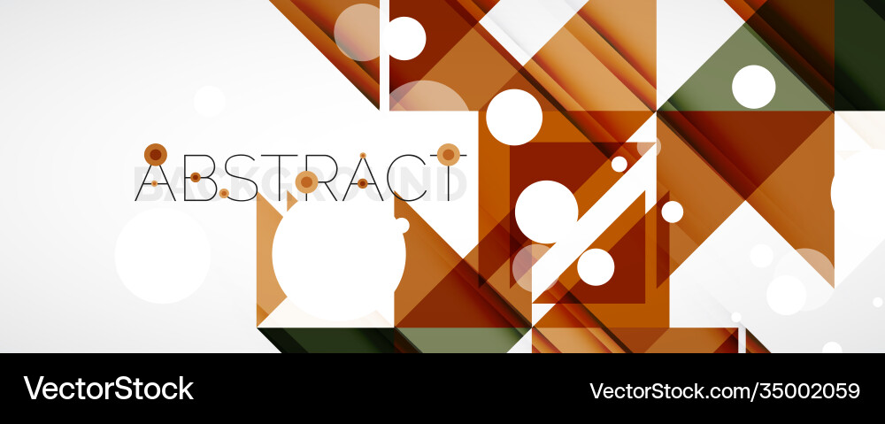 Geometric abstract background techno color Vector Image