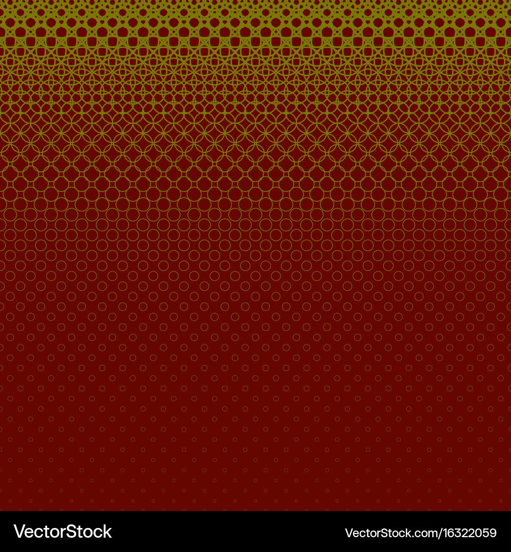 Geometric halftone circle pattern background Vector Image