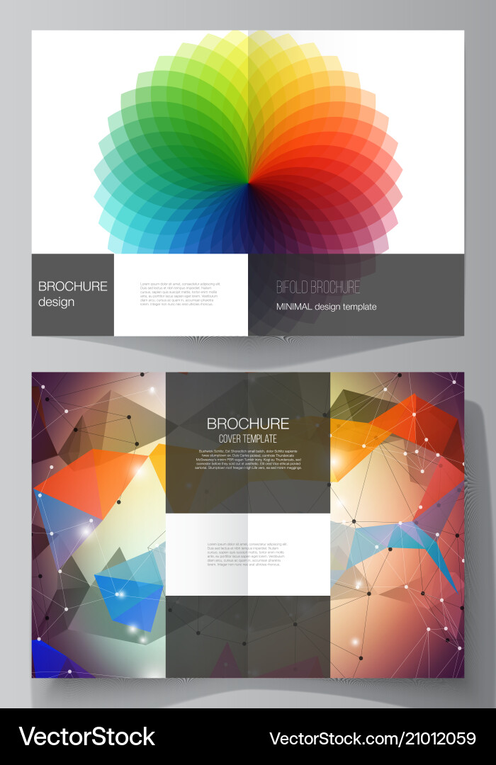 Layout of two a4 format Layout of two a4 format vector image