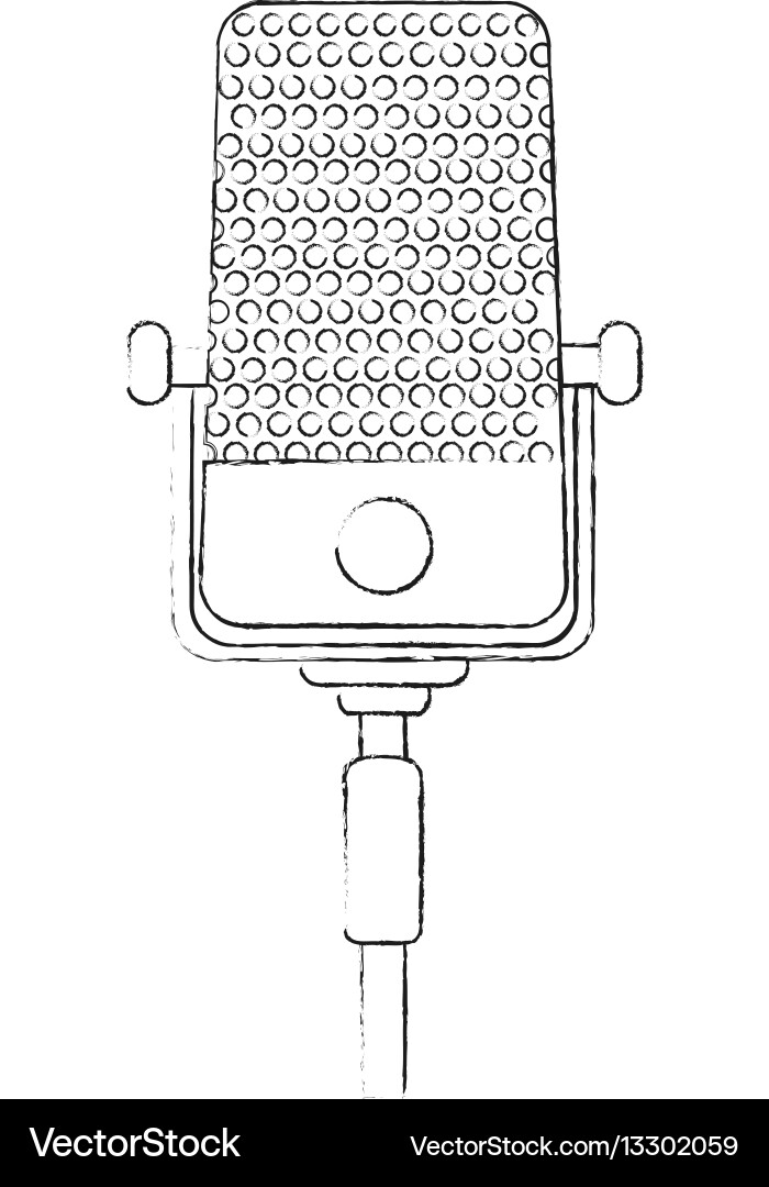 Microphone icon image Vector Image