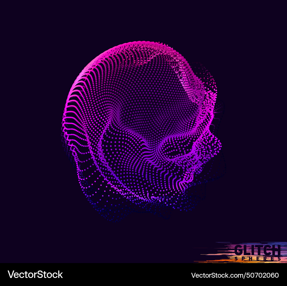 Abstract colorful mesh on dark background Abstract colorful mesh on dark background vector image