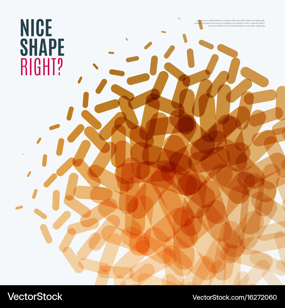 Abstract design elements for graphic layout vector image