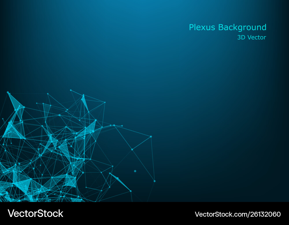 Abstract plexus background with connected lines Abstract plexus background with connected lines vector image