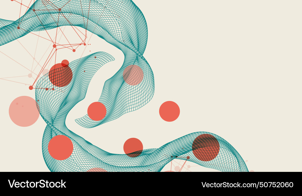 Abstract wave is made in a frame style template Abstract wave is made in a frame style template vector image