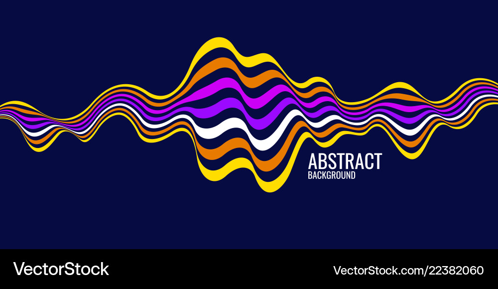 Amorphous elements with the effect of visual vector image