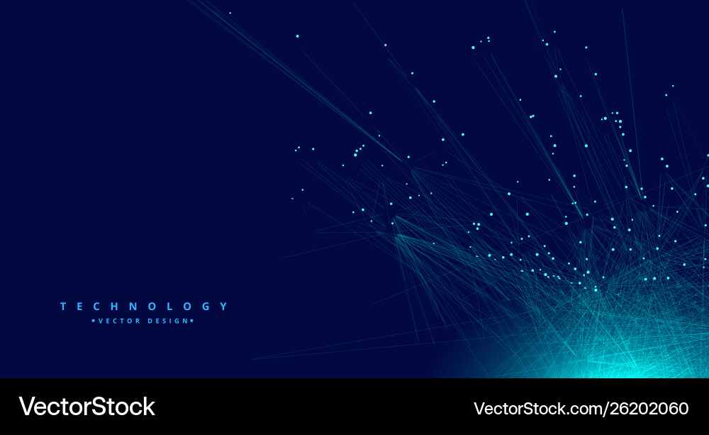 Digital Data Network Background vector image