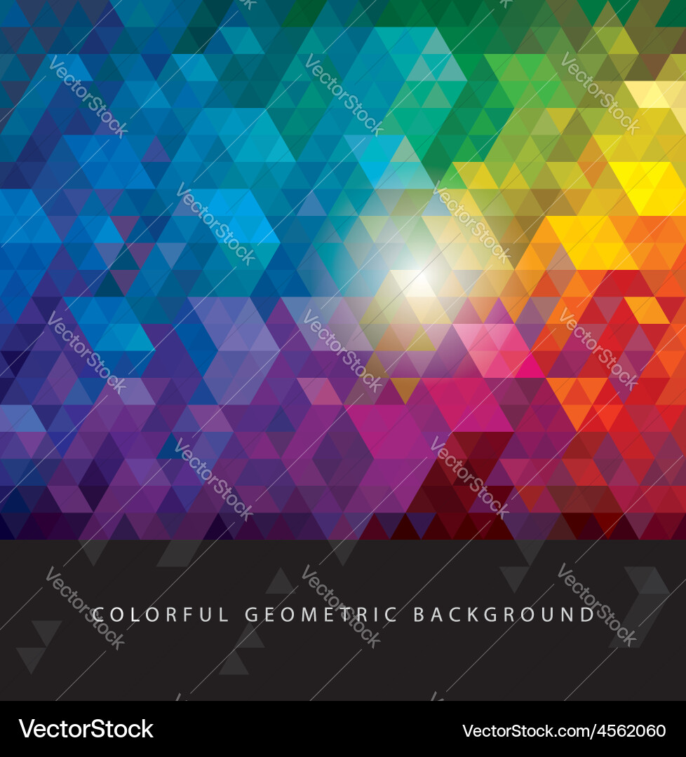 Dynamic Geometric Pattern vector image