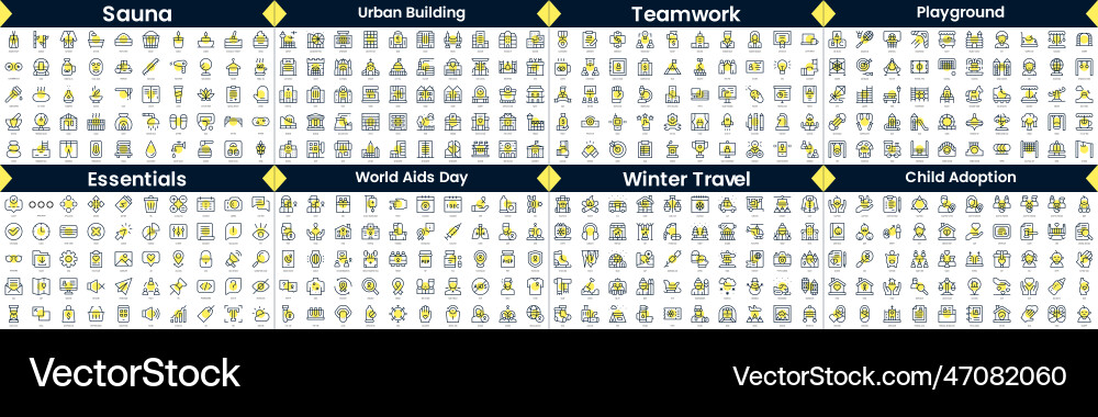 Linear style icons pack in this bundle include Linear style icons pack in this bundle include vector image