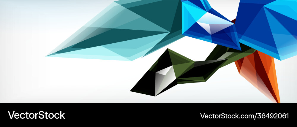 3d triangles and pyramids abstract 3d triangles and pyramids abstract vector image