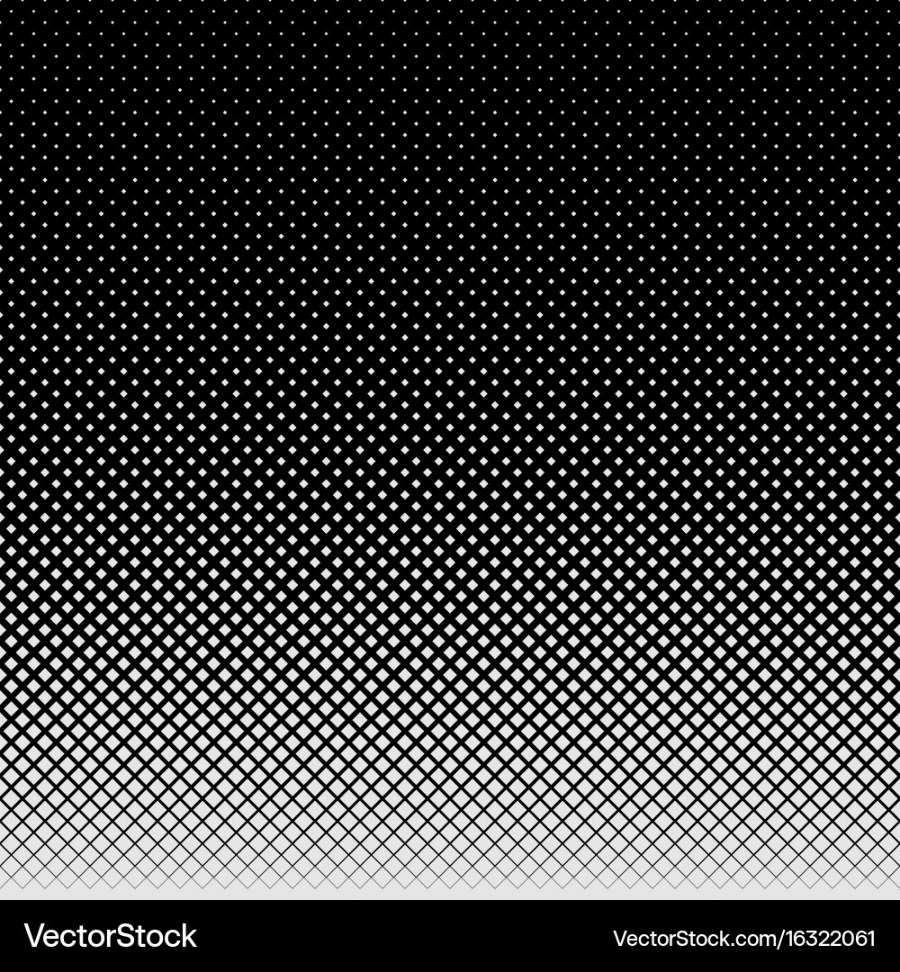 Abstract halftone square pattern background vector image