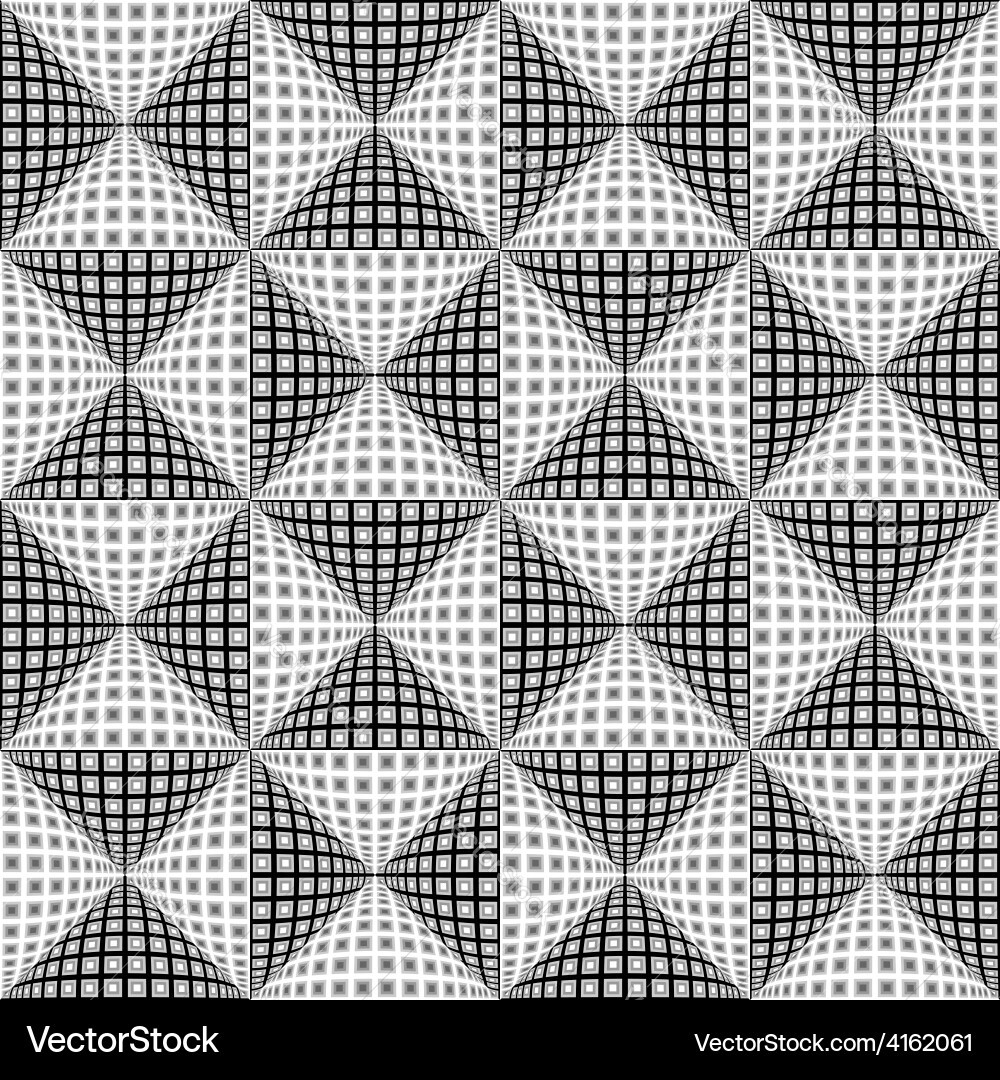 Design seamless monochrome triangular pattern Vector Image