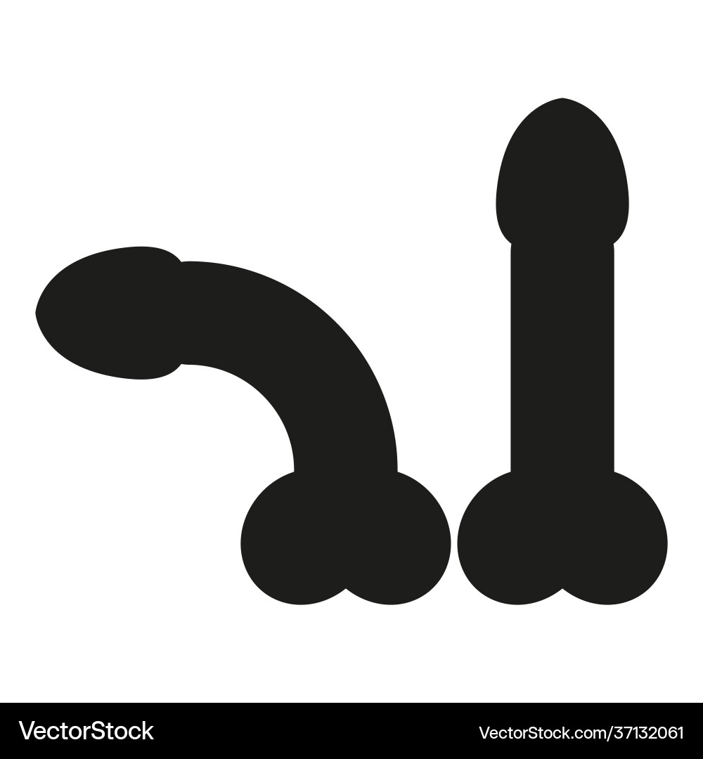 Erectile Dysfunction - Male Anatomy Vector Image