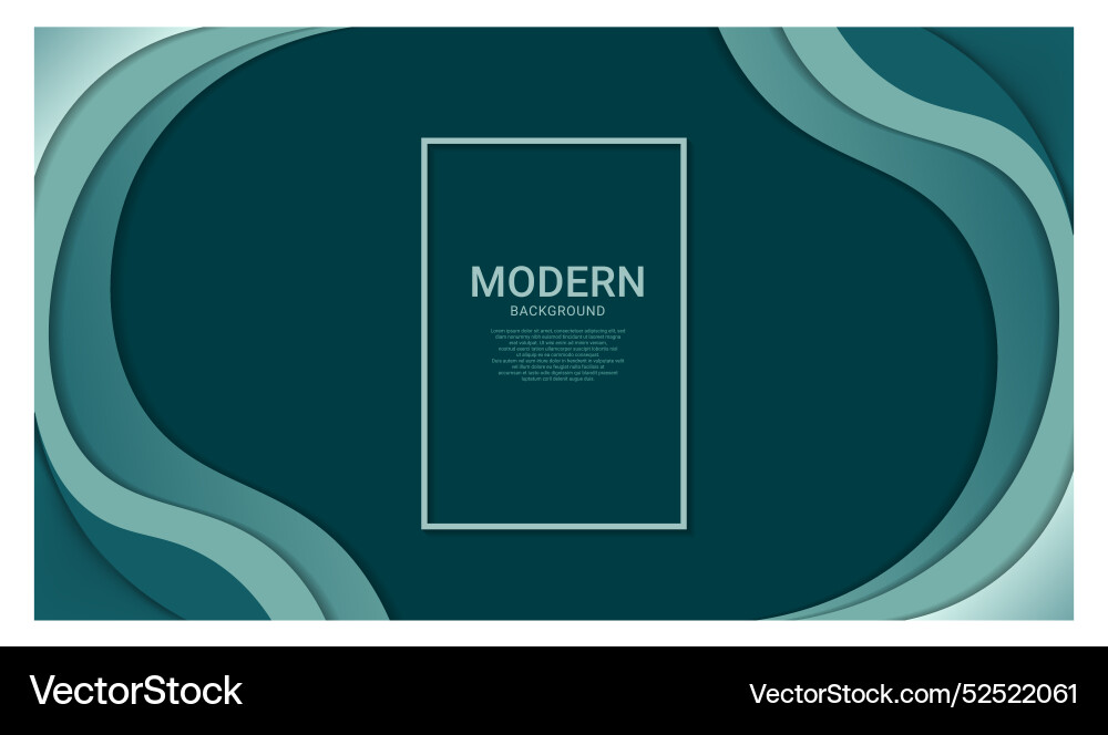 Green background with unique abstract design wavy Green background with unique abstract design wavy vector image