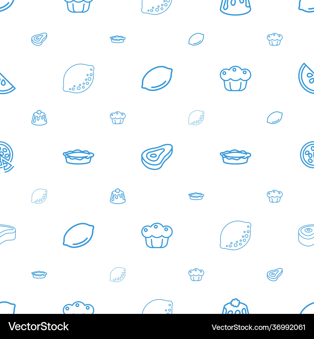 Slice icons pattern seamless white background Slice icons pattern seamless white background Vector Image