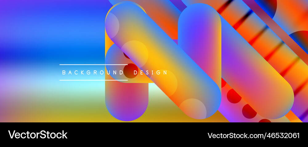 Techno round shapes lines abstract background Techno round shapes lines abstract background vector image