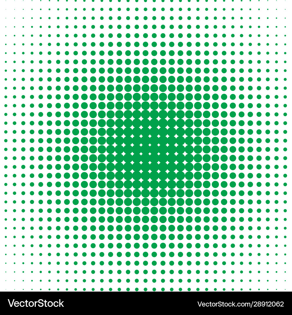 Abstract Green Dot Pattern Vector Image