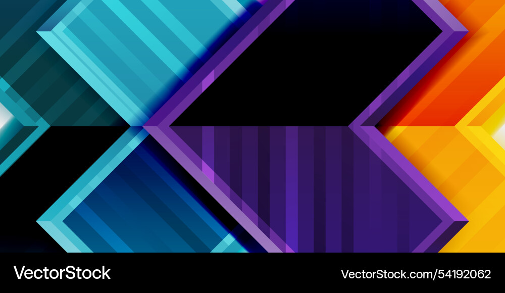 Arrow symbols created with 3d effects and line Arrow symbols created with 3d effects and line Vector Image
