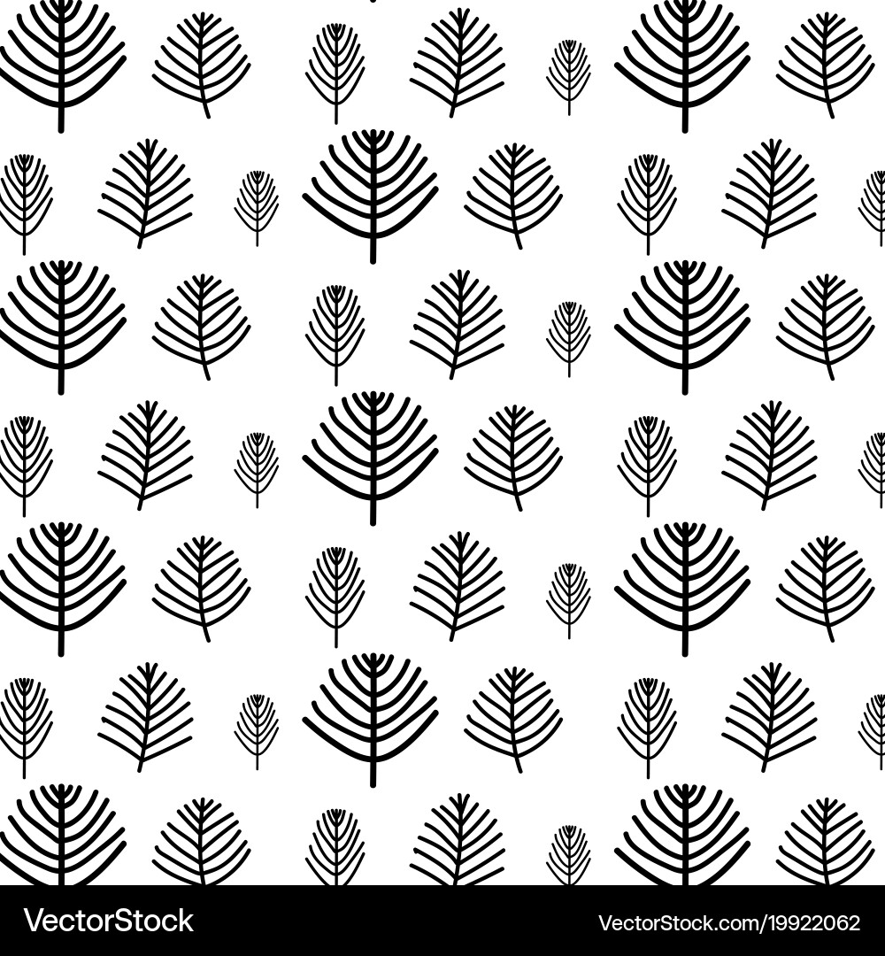 Elegant Tree Pattern vector image