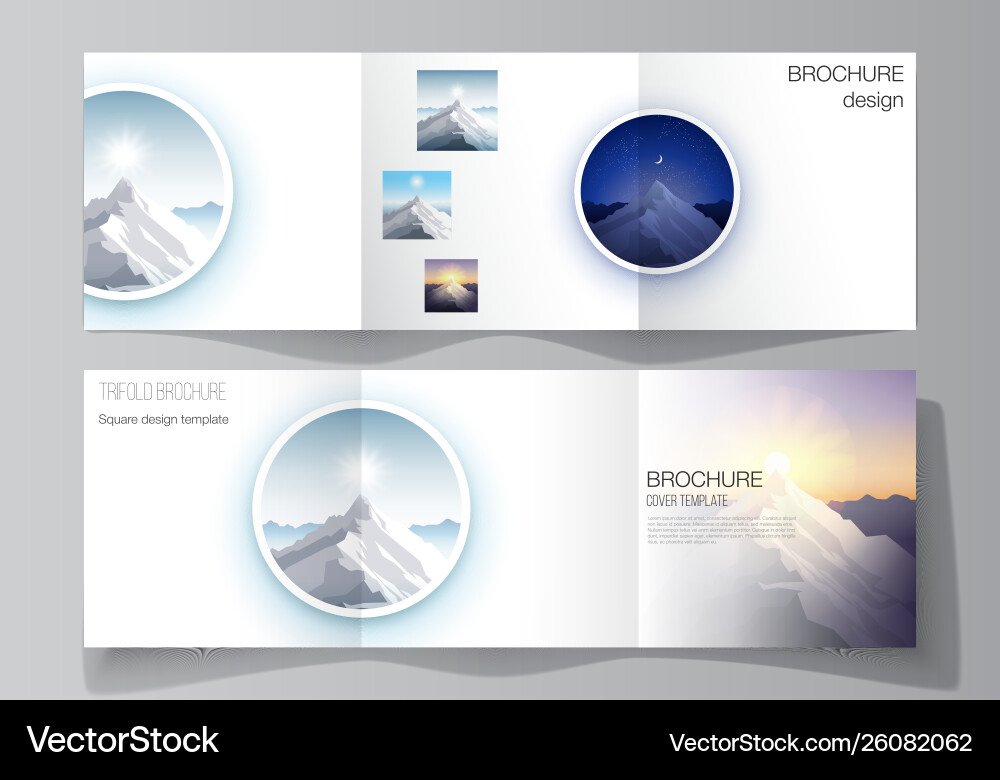 Minimal editable layout square format Minimal editable layout square format vector image