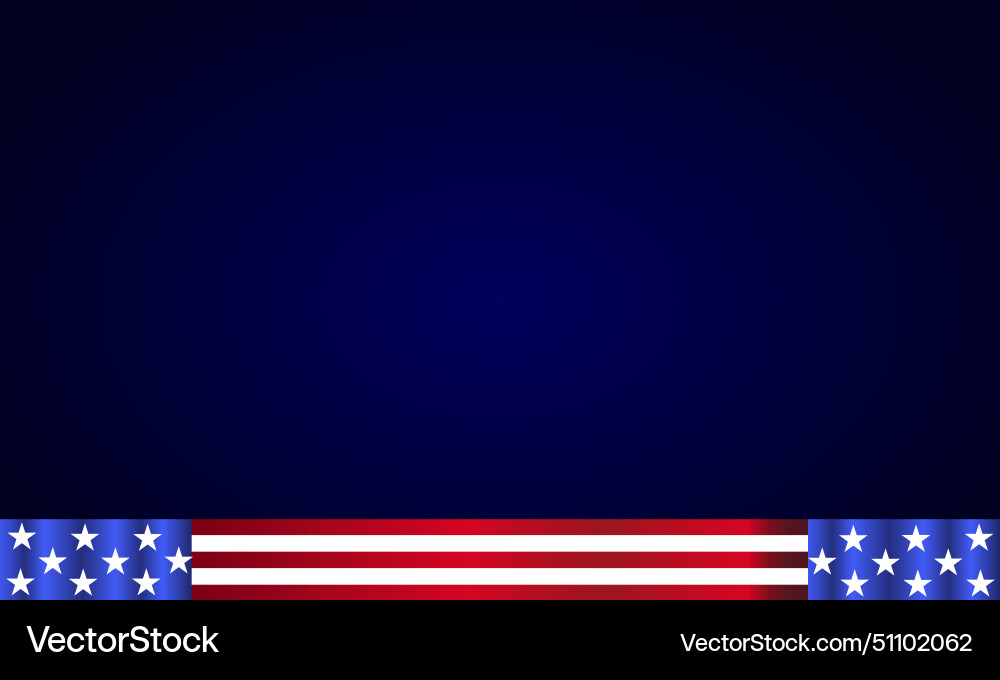 Usa flag background design vector image