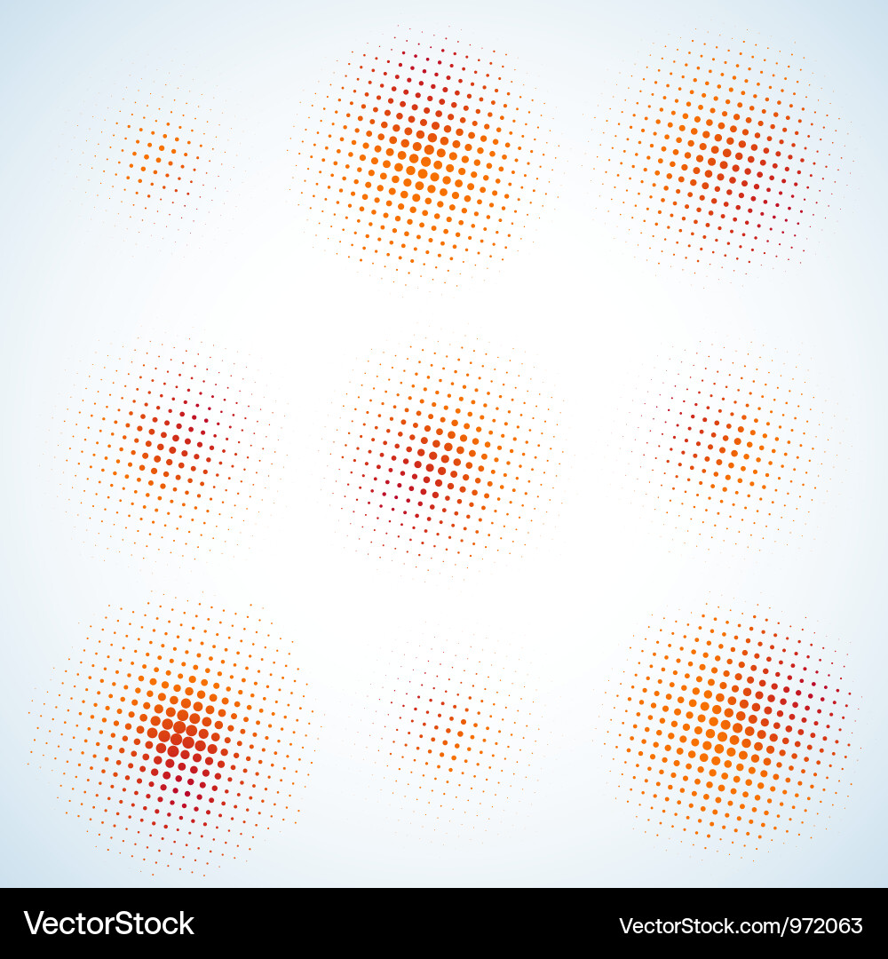 Abstract Spot Pattern Flash Vector Image