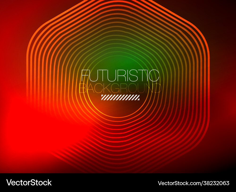 Neon color square shape lines abstract background Neon color square shape lines abstract background vector image