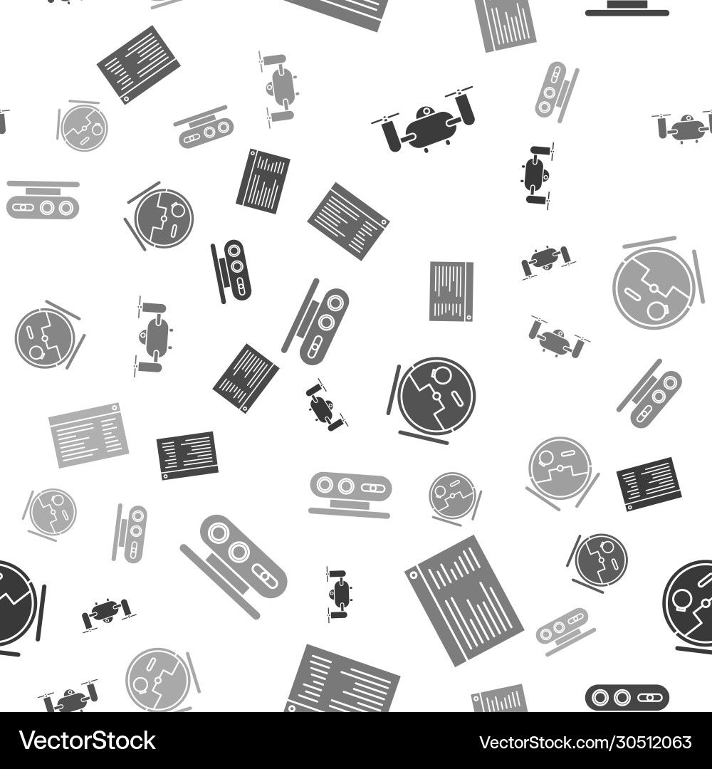 Set drone flying with action camera software web Set drone flying with action camera software web vector image