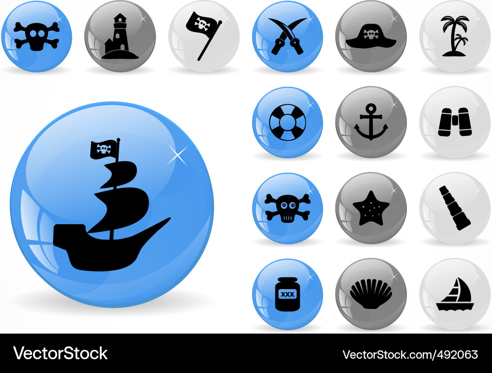 Web buttons Vector Image
