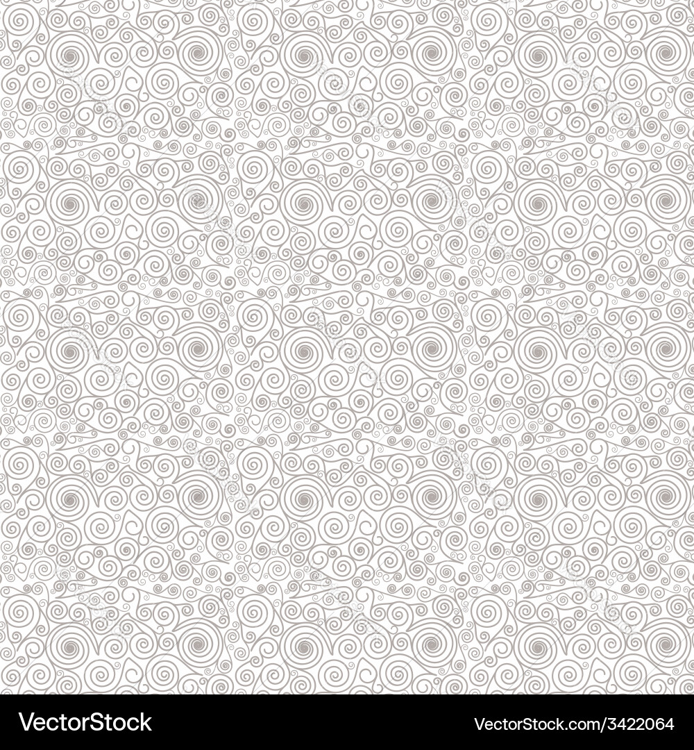Abstract seamless pattern with swirls Vector Image
