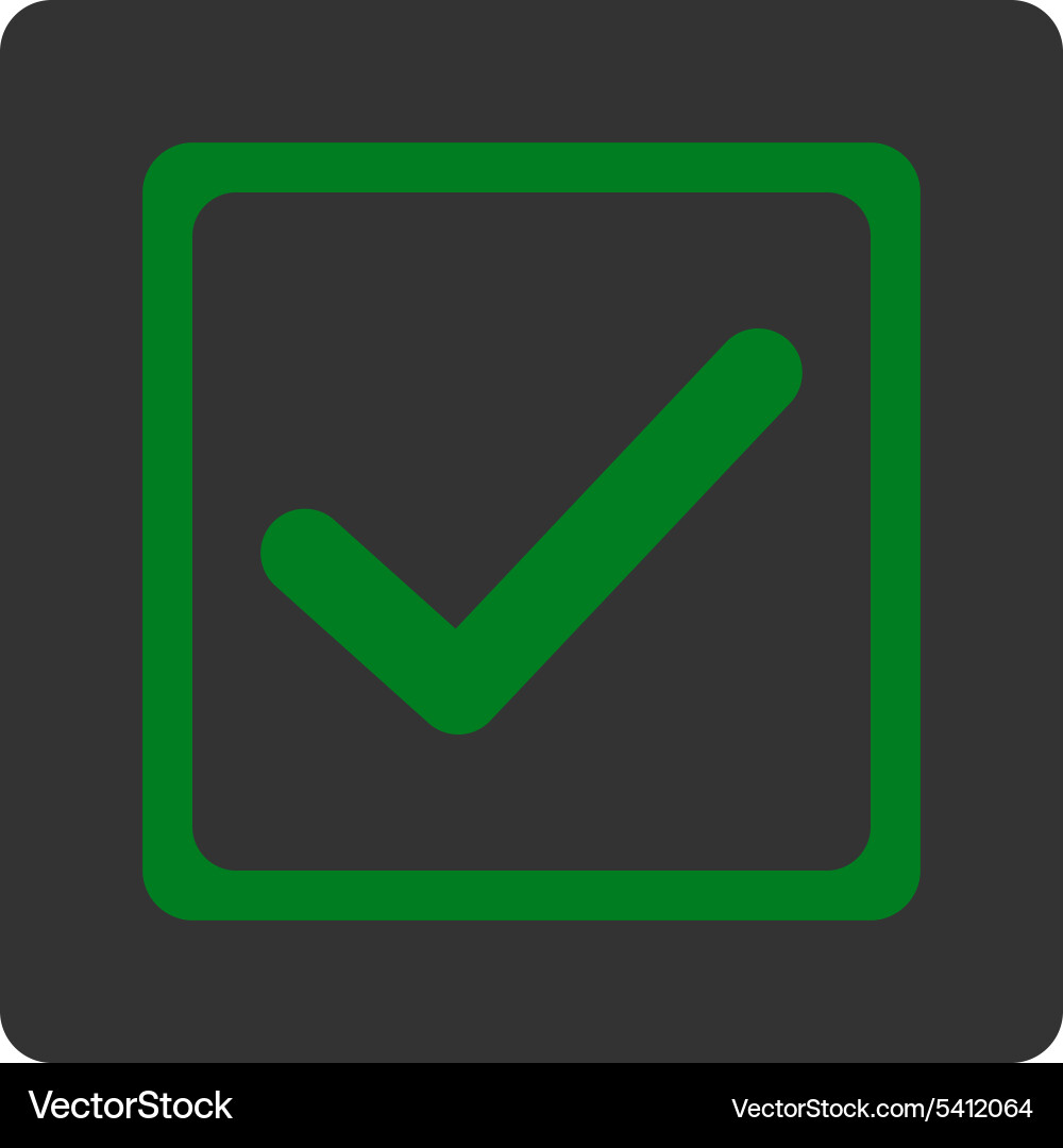 Checkbox icon Vector Image