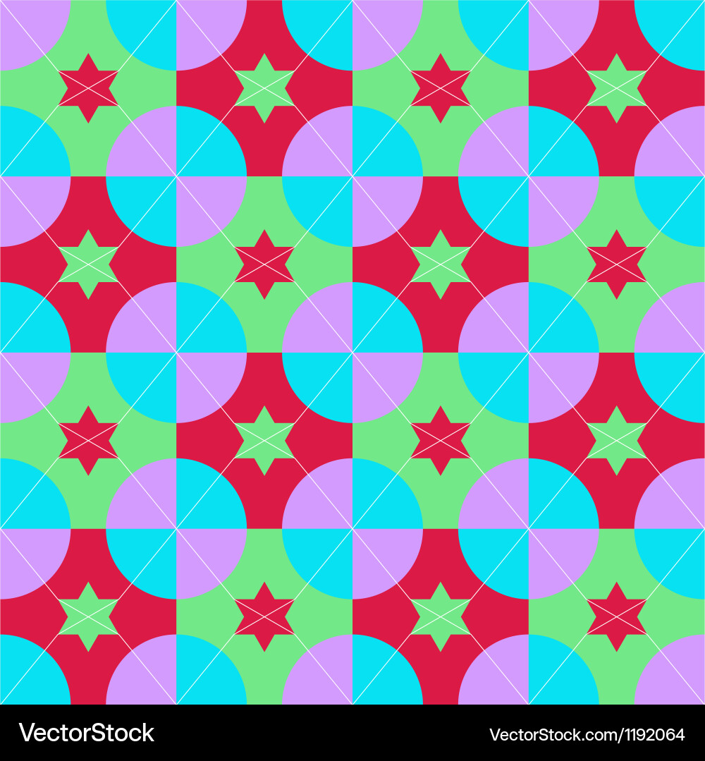 Geometric Spectrum Pattern vector image