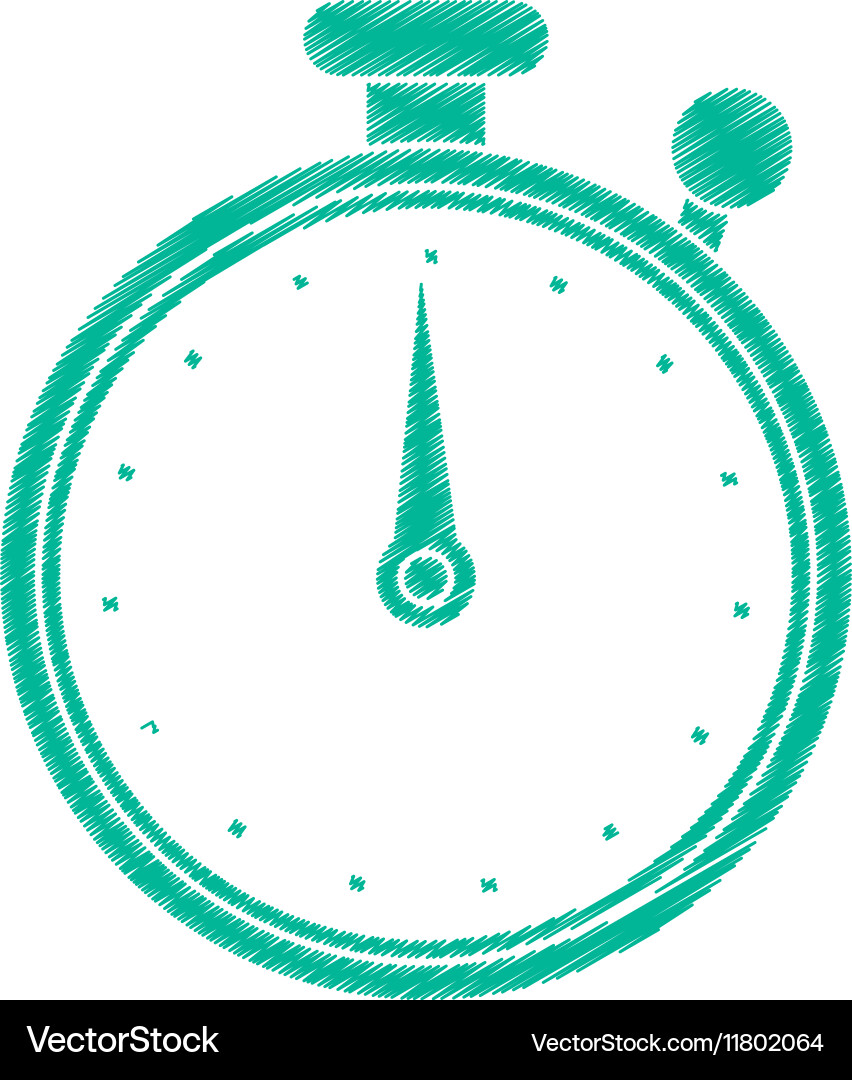 Isolated chronometer tool design Vector Image