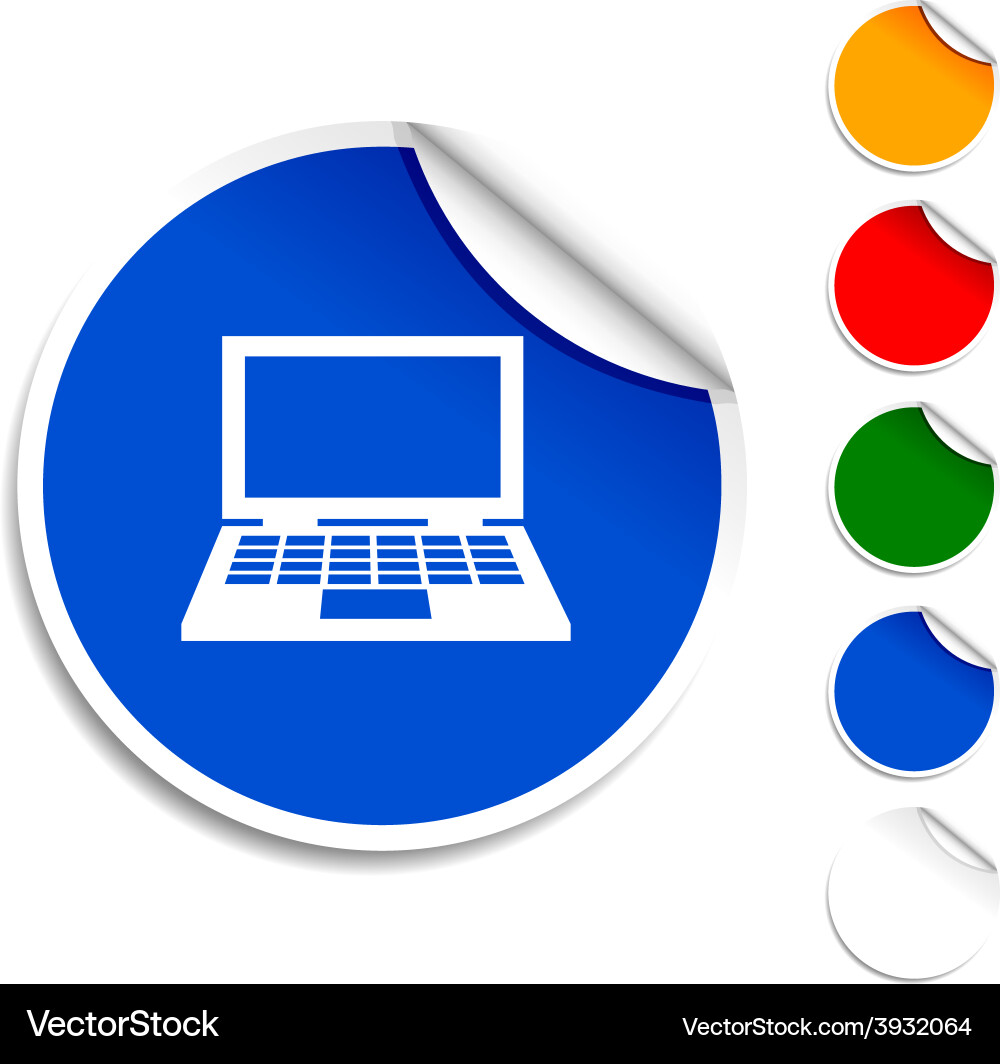 Notebook icon vector image