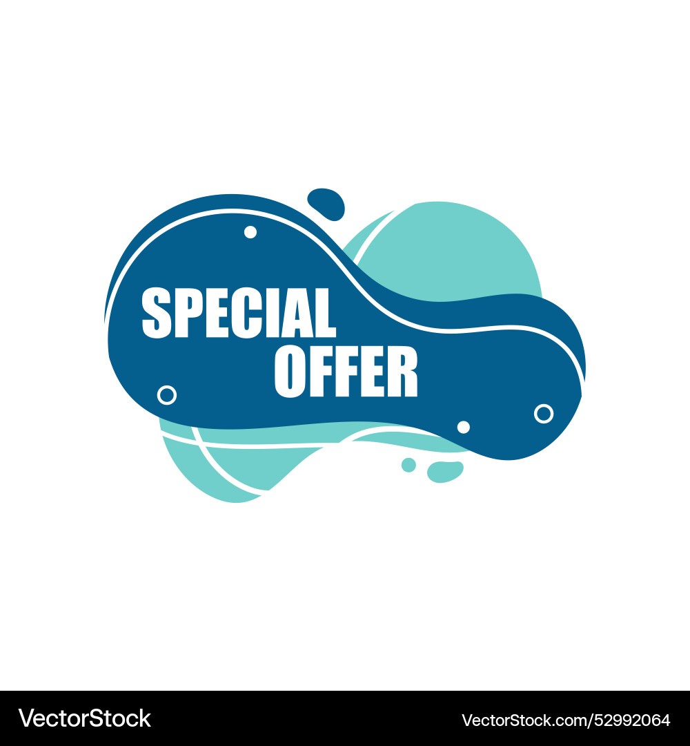 Special offer sticker coupon or poster Special offer sticker coupon or poster vector image