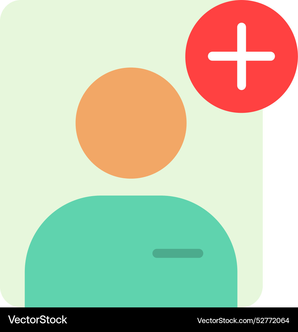 User add icon design vector image