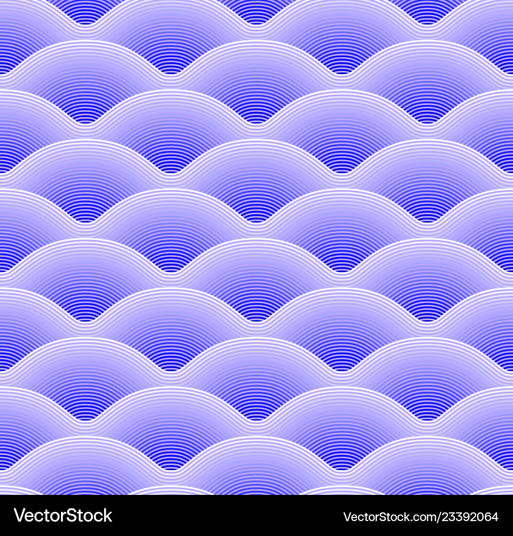 Wavy background seamless pattern vector image